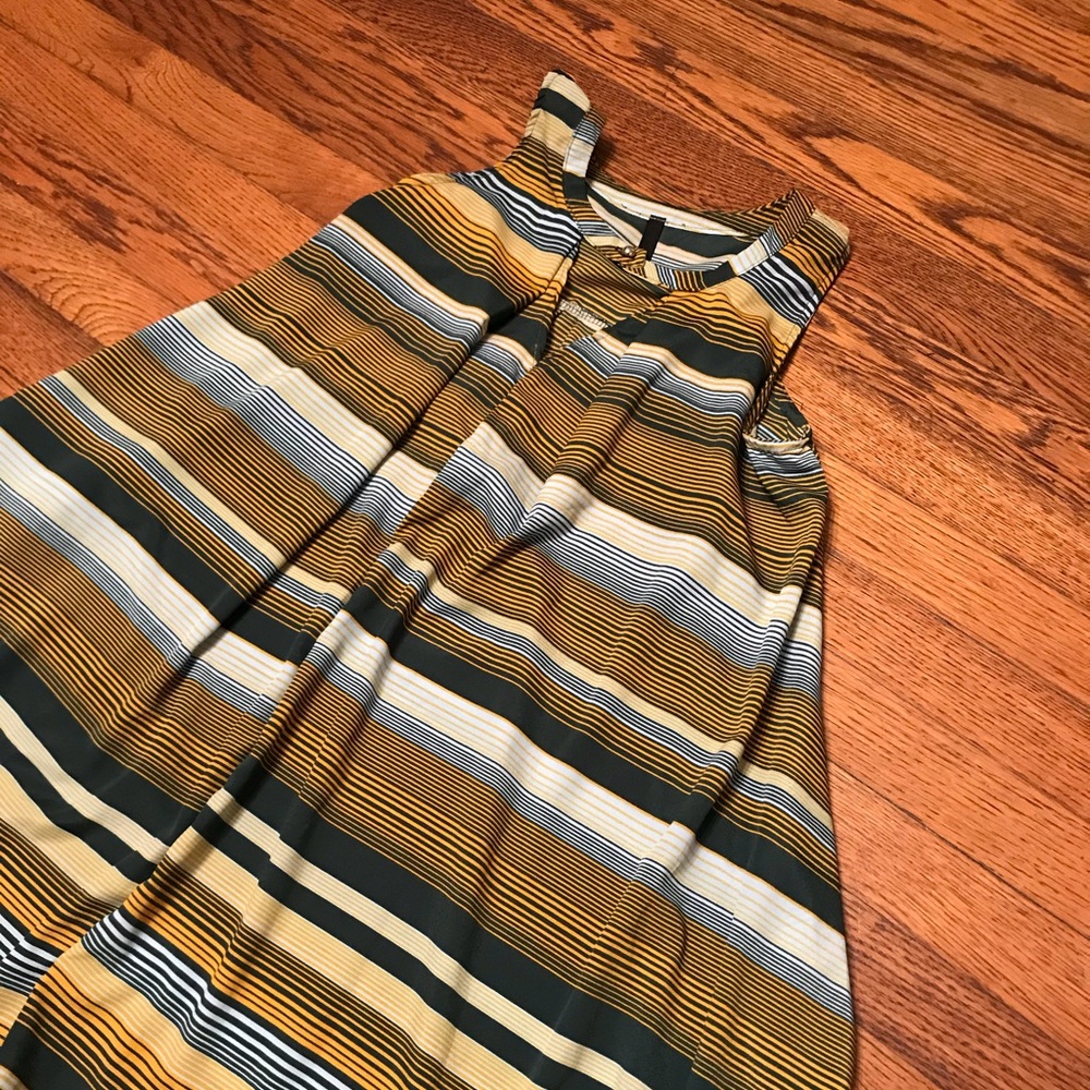 A line Voll choker shift dress